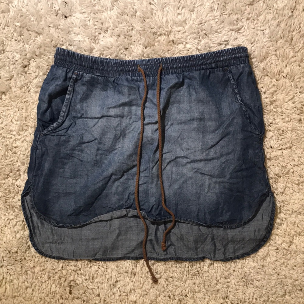 J-Crew Denim Mini-Skirt